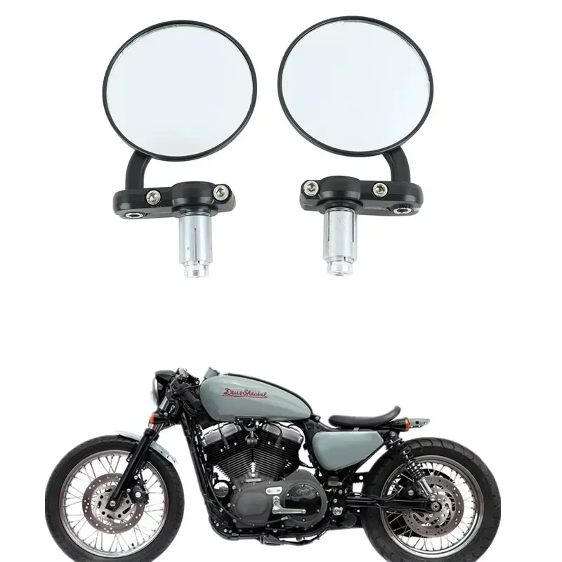 For Cafe Racer Bobber Bike Motorbike Parts Black 3