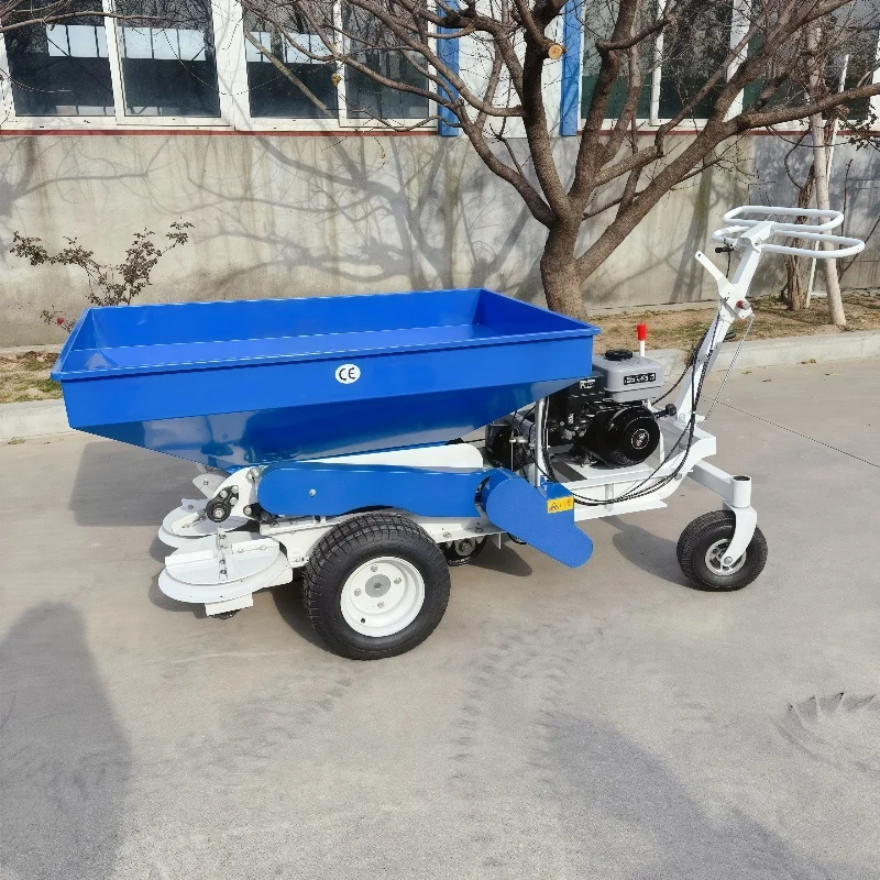 

Orchard Fertilizer Applicator Self-propelled Spreader Large Area Rotating Double Disc Feed Spreader