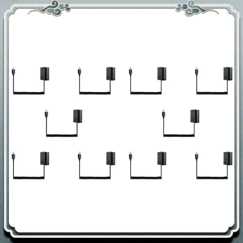 

Premium 10X USB Charging Cable NP-FW50 Dummy Battery Spring Wire For Sony A7 A7R A7S A7M A7II A7S2 A7M2 A6500 A6300 DC Coupler
