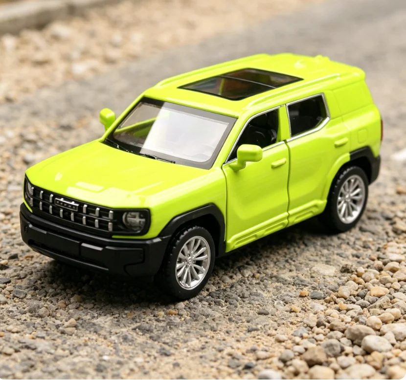 

1:40 Scale Haval Kugou Hybrid SUV Model Pull Back Car Open Door Simulation Alloy Vehicle Kids Toy Gift