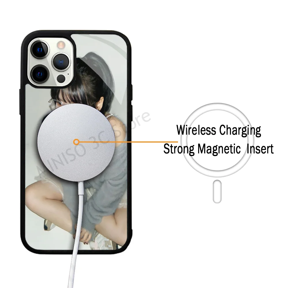 Momo Kpop T-Twice Girl Phone Case Strong Magnetic For IPhone 15 14 13 Pro Max 11 12 Mini For Magsafe