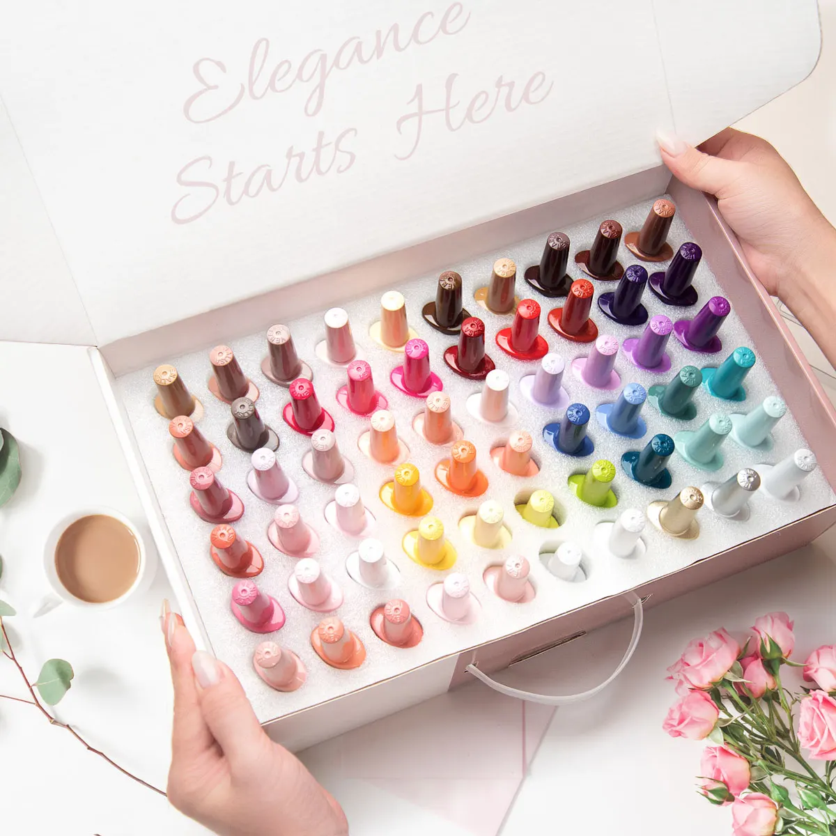 TPO/HEMA FREE VENALISA VIP Kit Nagelgelpoliermittel Markenkoffer Gel Kit Perfektes Pigment Professionelles Nail Art Langlebiges Gel – Detail 5