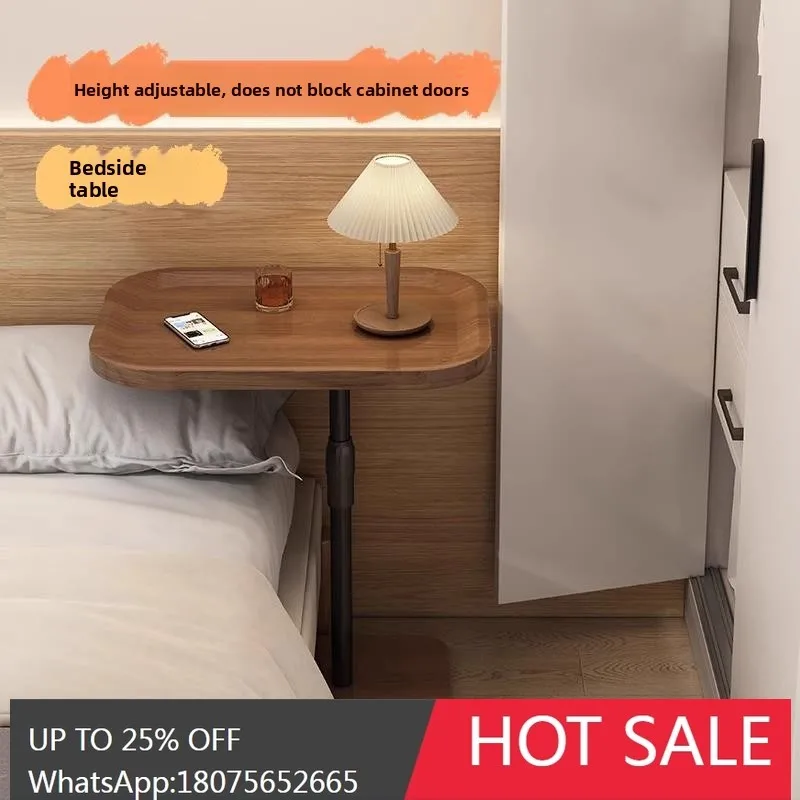 

SGF Bedside Storage Rack Home Use Ultra Narrow Liftable Small Table Side Table