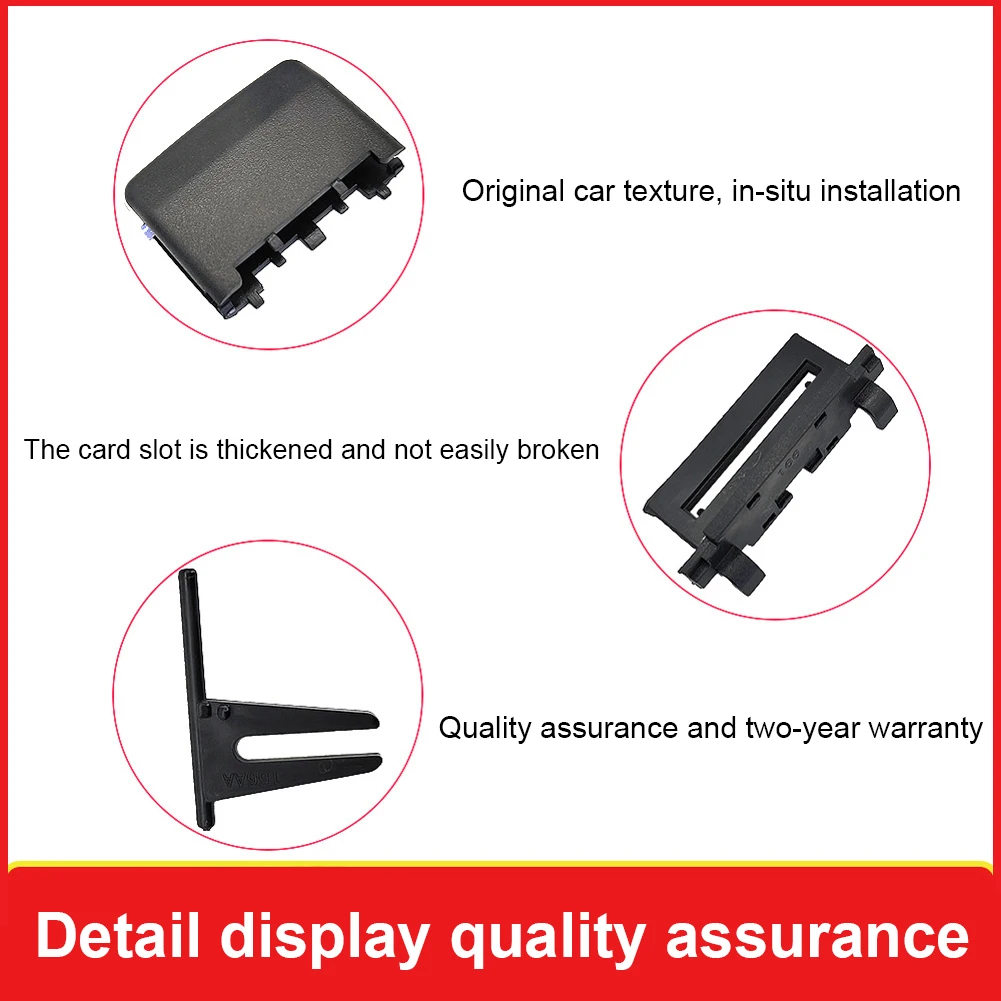 Clip per linguetta per griglia di sfiato AC per auto OEM 1668300054/1668300154/1668300554 Clip per cursore uscita aria compatibili con Mercedes Benz W166 W292
