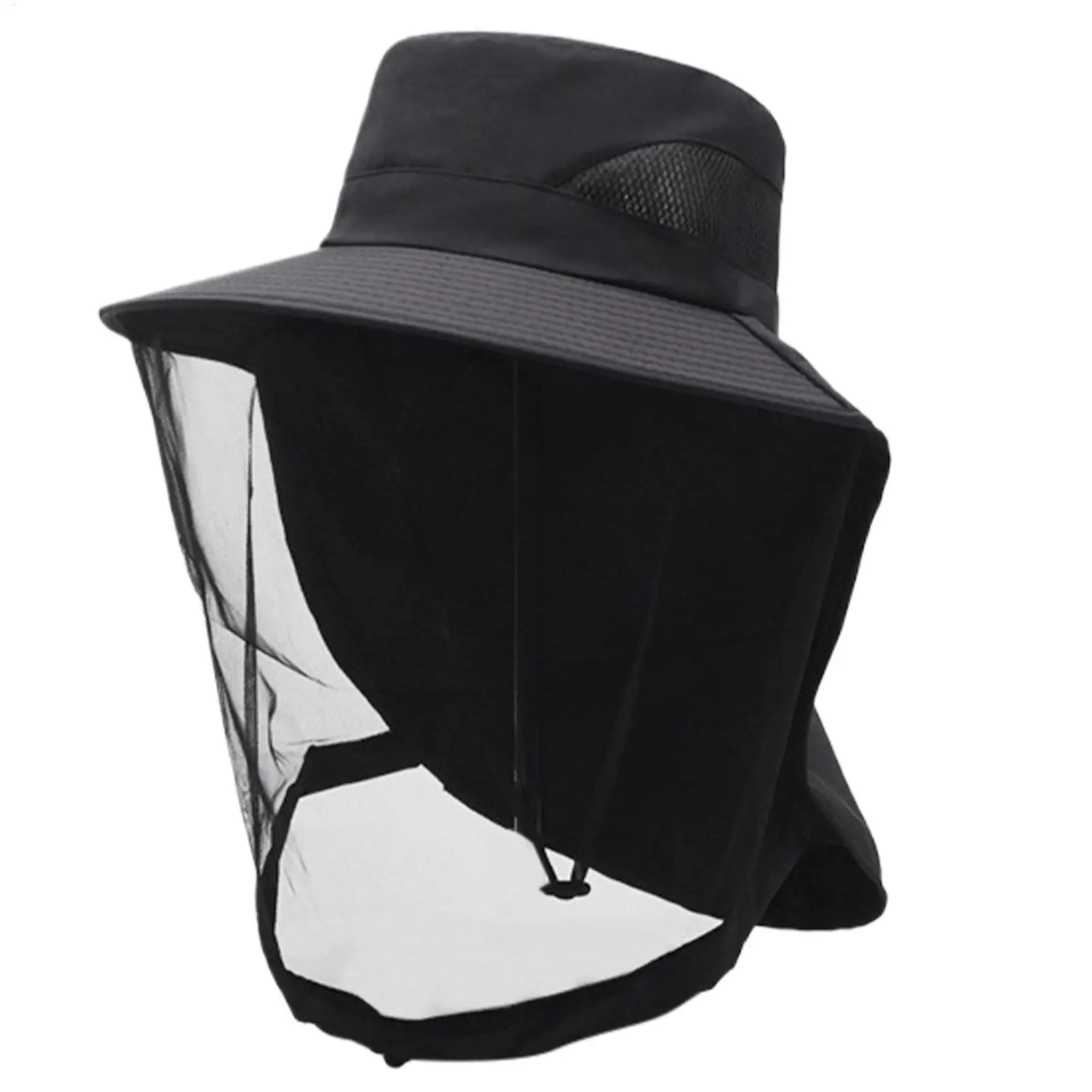 Sun Blocking Hat Sun Blocking Headgear with Mesh Face and Neck Cover Outdoor Hat with Netting for Summer Beach Fishing Hat