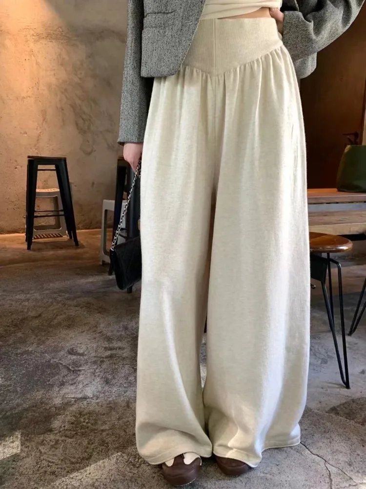 

HOUZHOU Vintage Baggy Woman Pants Oversized Korean Fashion Harajuku Casual Trousers Classic Office Ladies Japanese Style Slacks