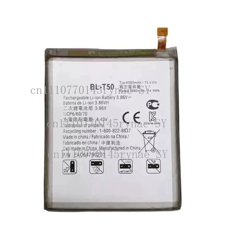 New Replacement Battery BL-T50 4000mAh Battery For LG For LG Velvet 5G UW LM-G900 G900N G900V G900EM+Free Tools +Track code