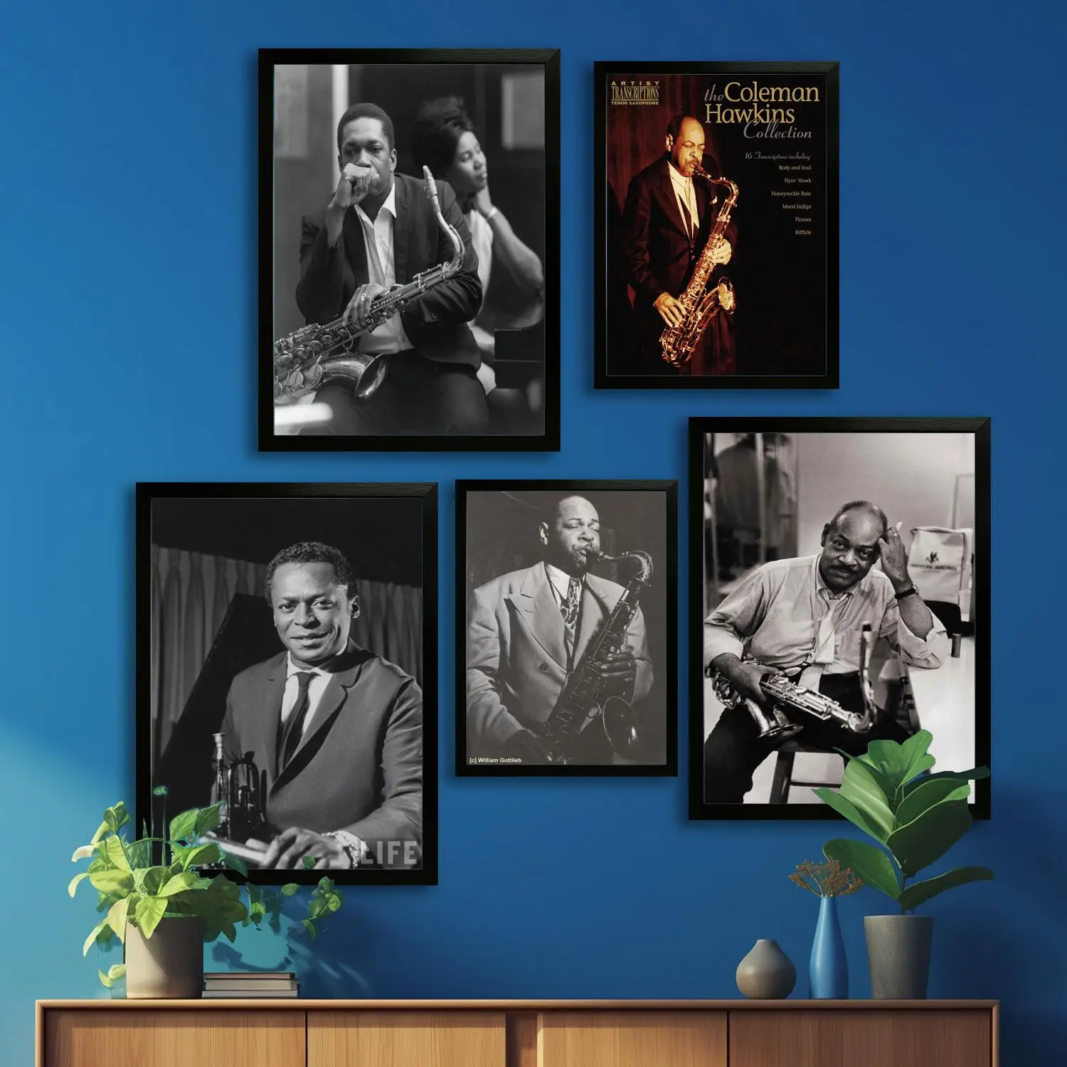 Coleman Hawkins Canvas Art Poster, Wall Art, Picture Print, Modern Family, Bedroom Decor, Posters,Decorative painting