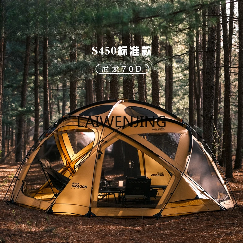 

MJY nylon black dragon TNC tent outdoor camping starry sky self-supporting spherical wind and rain proof