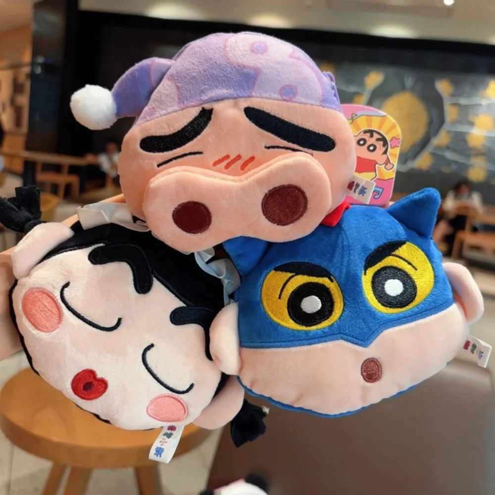 

Genuine Crayon Shin-Chan Anime Character Plush Storage Bag Pendant Kawaii Cartoon Students Coin Purse Keychain Girls Gifts