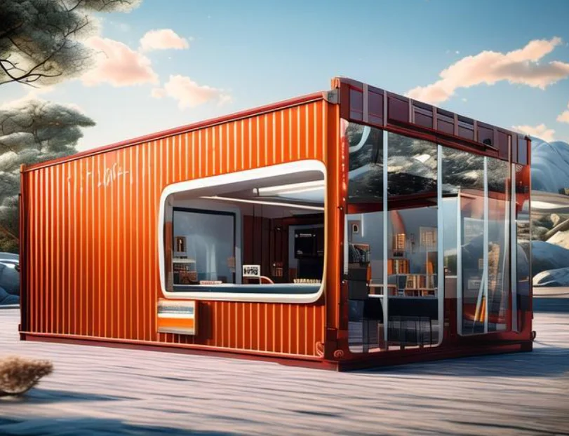 Alternative Commercial Container Restaurant Modular Outdoor Dining Solution Suitable for Food Parks and Street Areas
