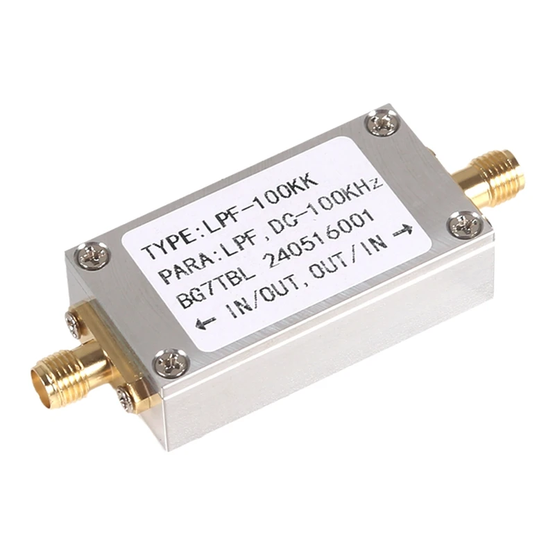 Low Pass Filter LC LPF 100K DC-100KHZ SMA Interface LPF For FM-AU47