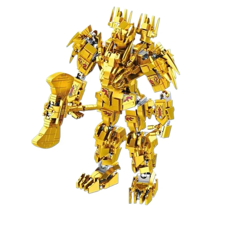 Drie Landen Naar Het Westen Mecha God Beest Geassembleerd Speelgoed Jongen Model Bouwstenen Puzzel Geschenk Versiering Collectie Cadeau