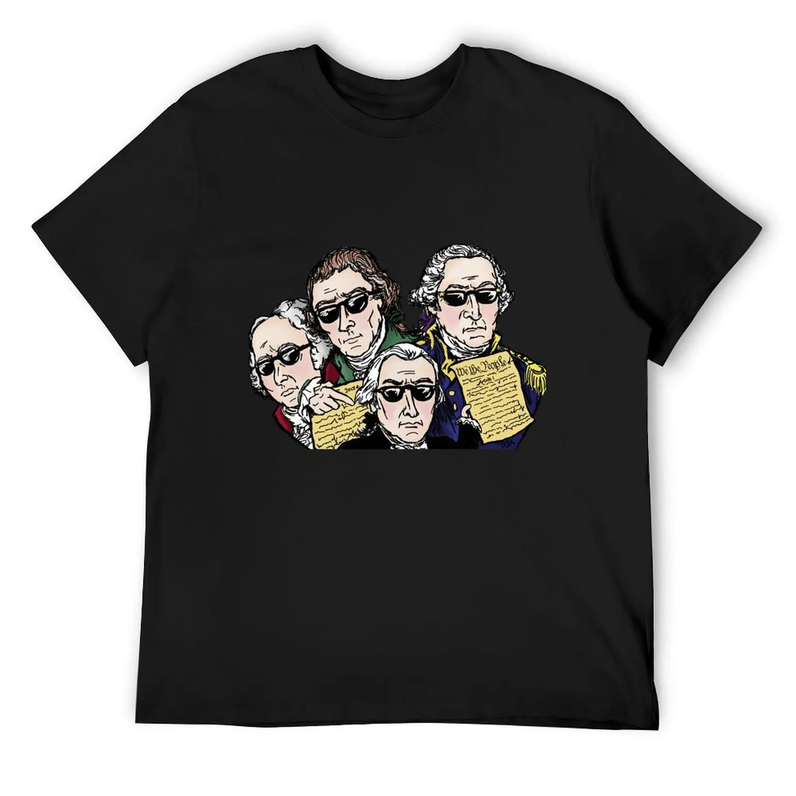 

Founding Father Dudes T-Shirt anime custom t shirt aesthetic clothes plain men tshirt