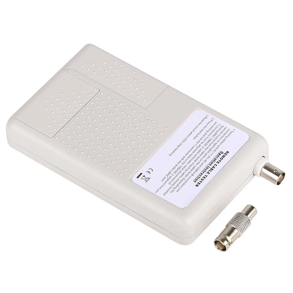 أداة اختبار كابل الشبكة لعملية الاختبار السريع RJ45 RJ11 USB وBNC مع مؤشرات خطأ LED وجرس