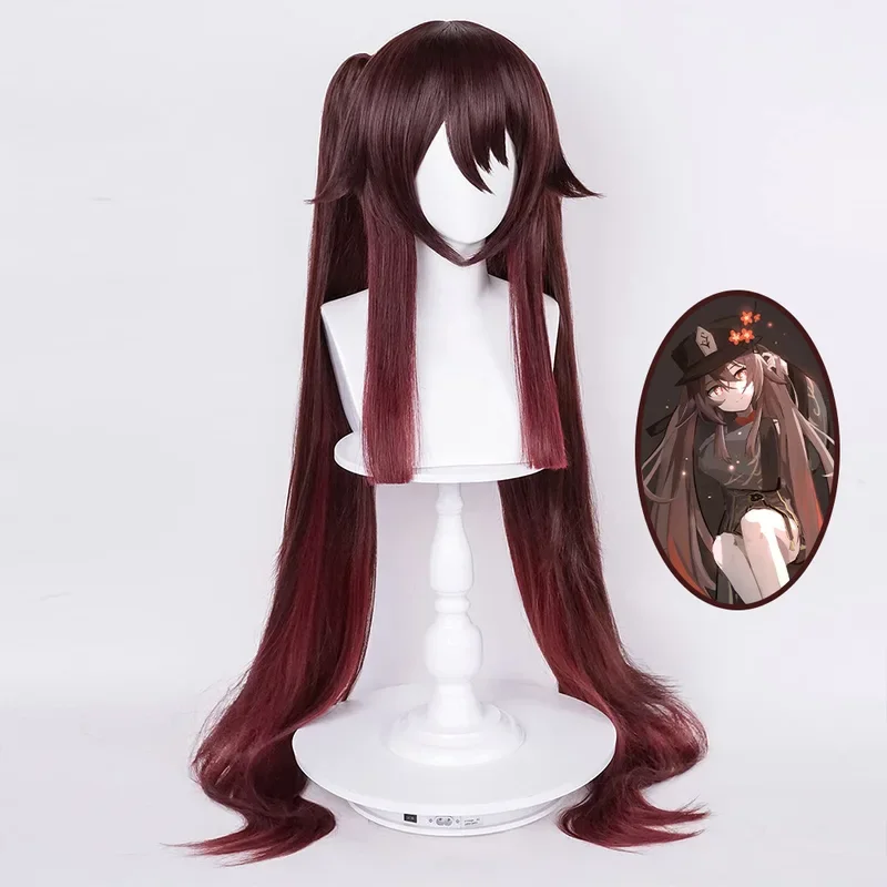 Game Genshin impact-hutrai cosplay wig Chinese game Hu Dao Halloween cosplay costume props accessories