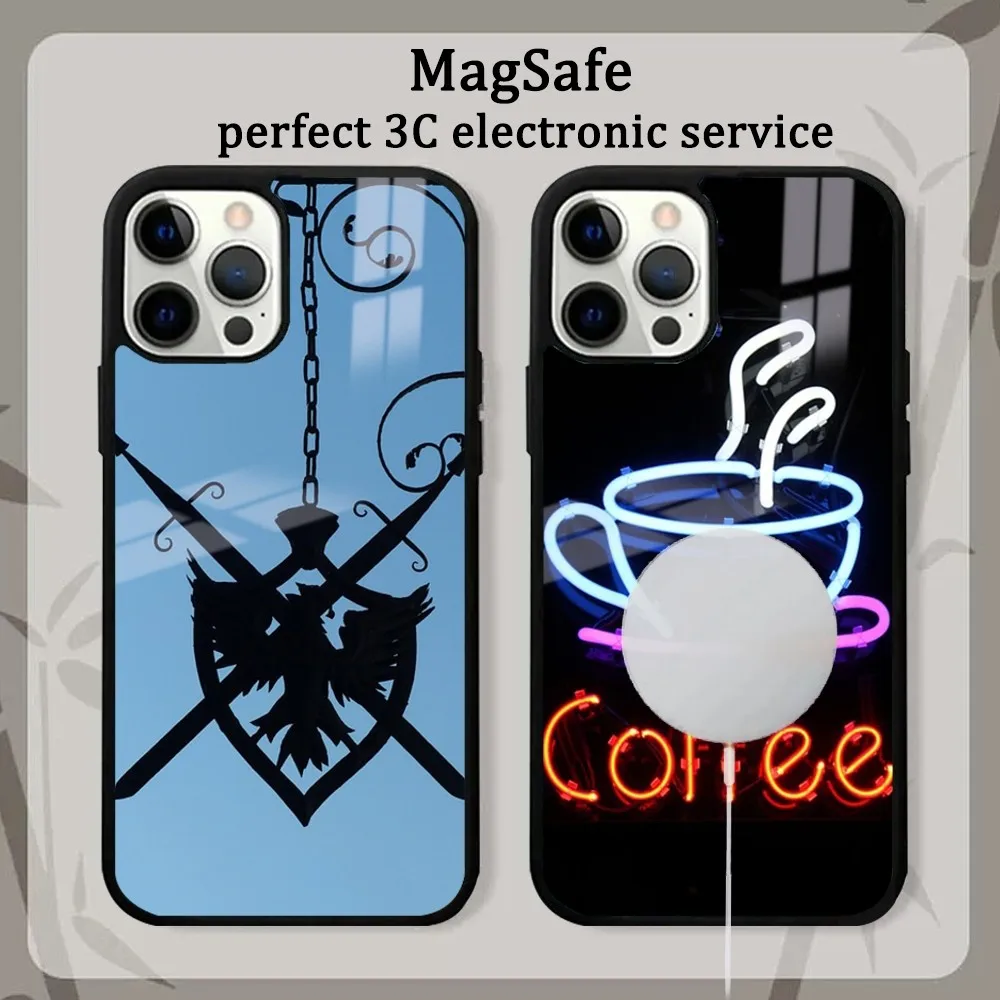 

Fashion Brand Design Phone Case For iPhone16 15 14 13 12 11 Pro Max Plus Mini Mirror Magnetic Cover