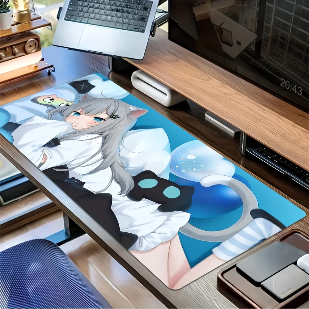 

Современный коврик для стола и мыши: комфортный, с мягкой тканевой поверхностью и устойчивой резиновой основой для игровых ПК, ноутбуков, клавиатур, организации рабочего места и офиса