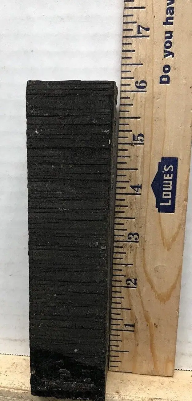 EBONY POOL CUE BLANK TURNING WOOD KNIFE SCALES 1.5