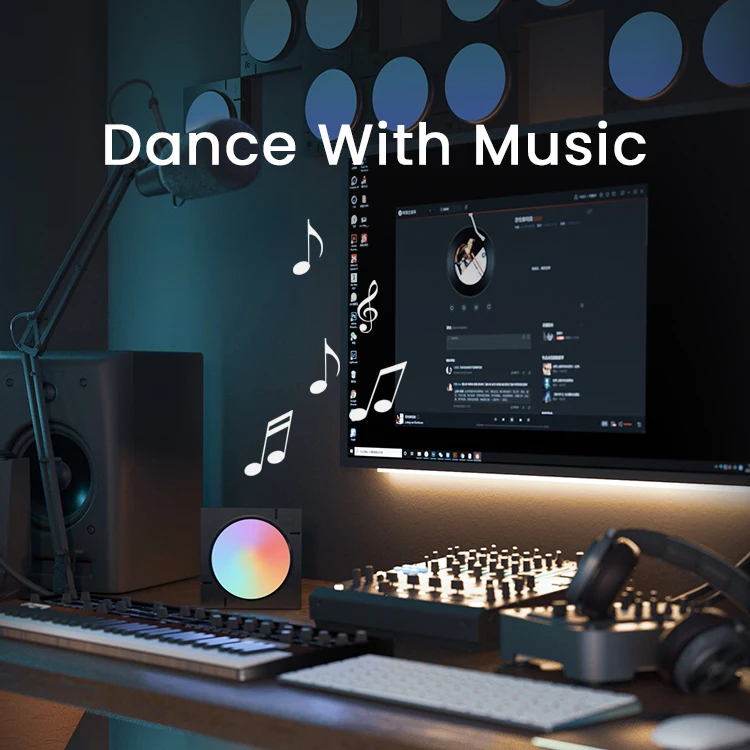 Cololight MIX Square Type Wall Mounted RGB Gaming Light App Controlled Work With Amazon Alexa Google Assistant