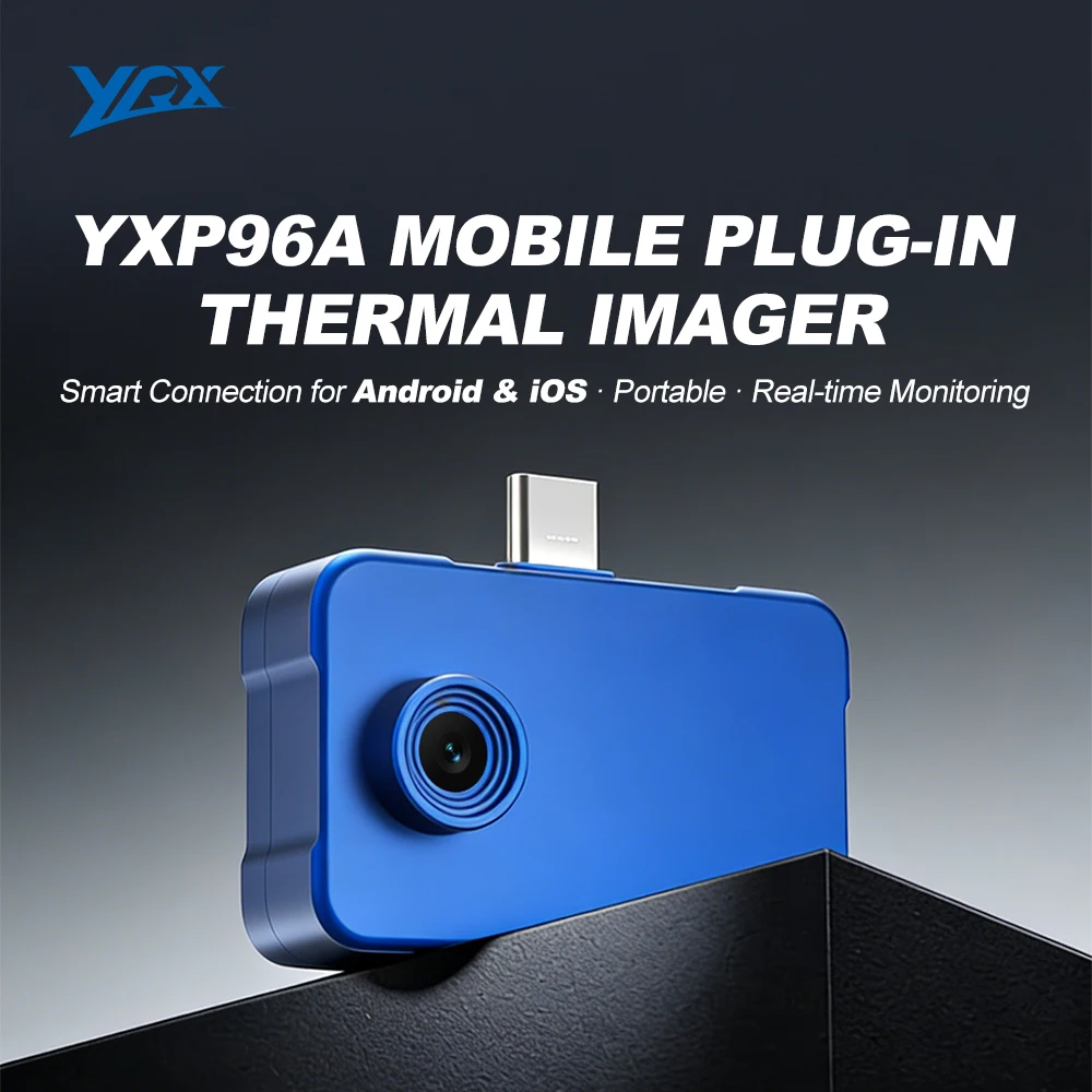 YXP96 Infrared Thermal Camera For Smartphone Resolution 96×96 Temperature -20 to 550°C,Thermal Imaging Camera Android And IOS