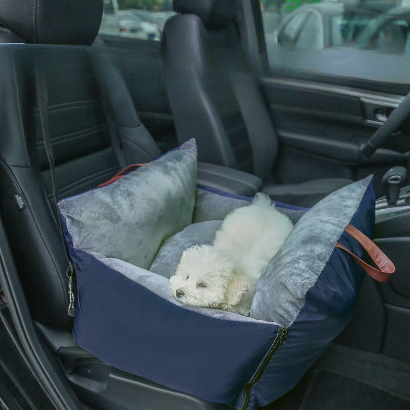 Pet Dog Car Seat Cover Safety Waterproof Puppy Nest Mat Cat Carrier Soft Comfort Travel Dog Car Seat Bed Washable Pet Carrier