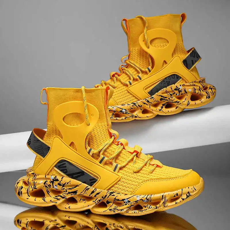 

Весенние увеличивающие рост фиолетовые мужские туфли, повседневные мужские теннисные синие кроссовки, мужские спортивные кроссовки Deporte Authentic