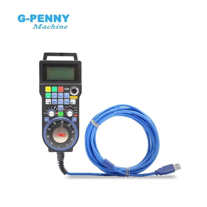 XHC 3Axis LHB03-B NC Studio Pendant MPG CNC Handwheel with Wire Receiver 40 Meters Distance
