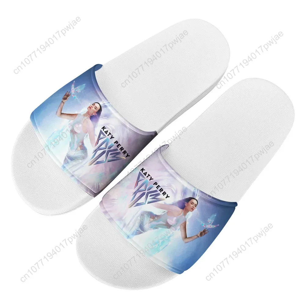 Katy Perry Singer Slippers Home Water Shoes Mens Womens Summer Slipper Retro street Indoor Outdoor Custom Beach Pool Sandals 3
