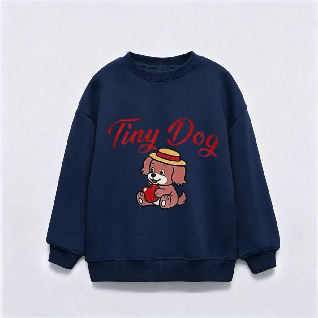 Cartoon Fashion Clothes Round Neck Pullovers Boys And Girls New Design Printed Sweatshirts Baby Lovely Autumn Wear Thin Tops