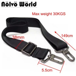 38mm Max 30KGS Strong Hook Nylon Belt Accessory Men Bags Long Shoulder Strap Man Laptop Bag New Strap Repair Bag Shoulder Strap