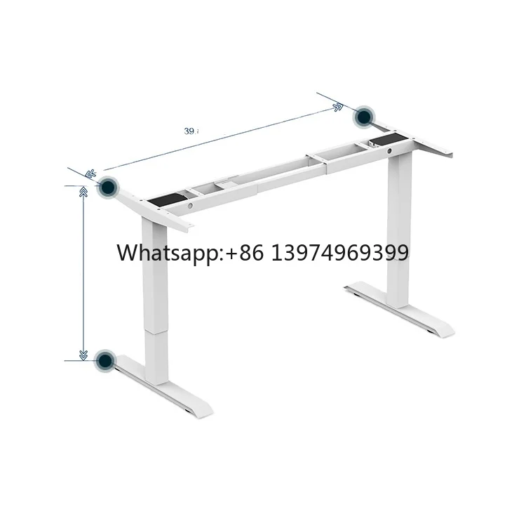 Factory Supply Office Furniture Electric Sit Stand Desk Staff Workstation Height Adjustable Table DIY Office Standing Desk Frame