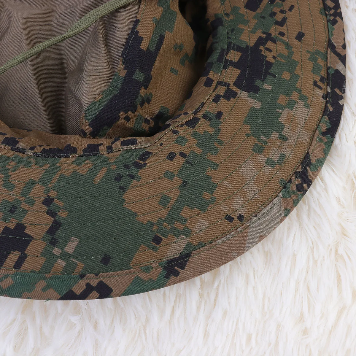 

1Pcs Camouflage Round Sun Protection Hat Breathable Outdoor Fishing Hiking Camping Sun Hat Anti-Uv for Men Women