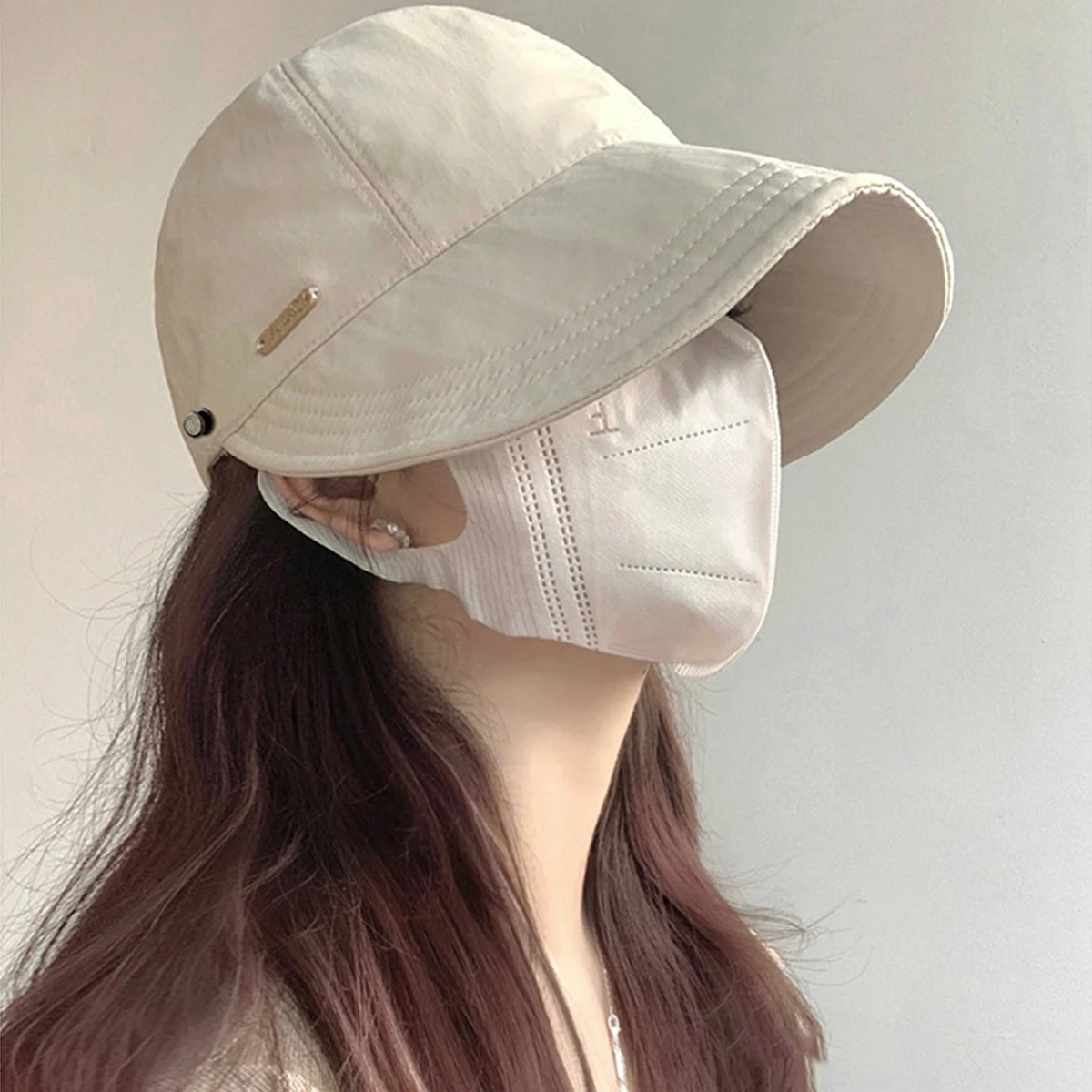 Quick Dry Hat Summer Empty Cap for Women Men Foldable Sunhat Outdoor Beach Fishing Hat Sunscreen Cap Adjustable Wide Brim Caps image 2