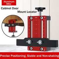 Cabinet Door Mounting Jig Aluminum Alloy Installation Positioner Cabinet Hardware Jig For 10-60mm Framed Frameless Cabinets