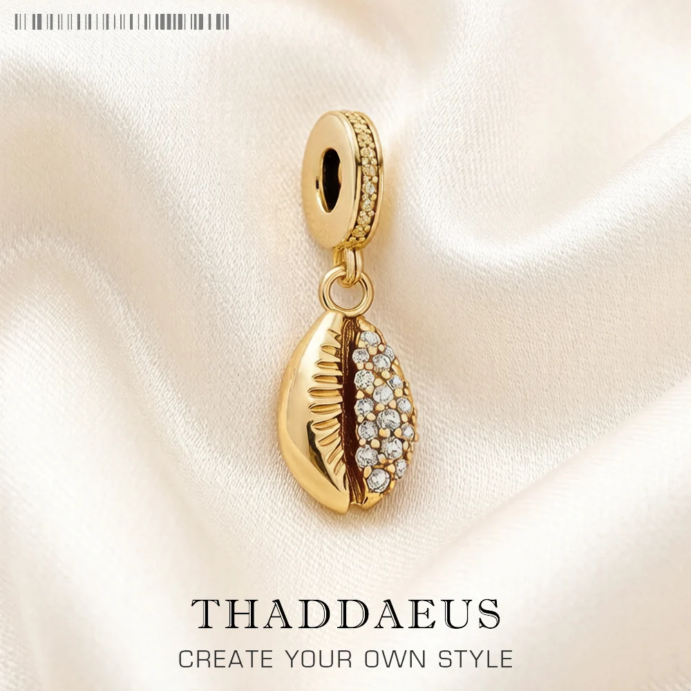 Coquille en argent Sterling 925 pur avec pierres blanches, pendentif porte-bonheur, bijoux pour femmes et hommes, cadeau romantique maritime