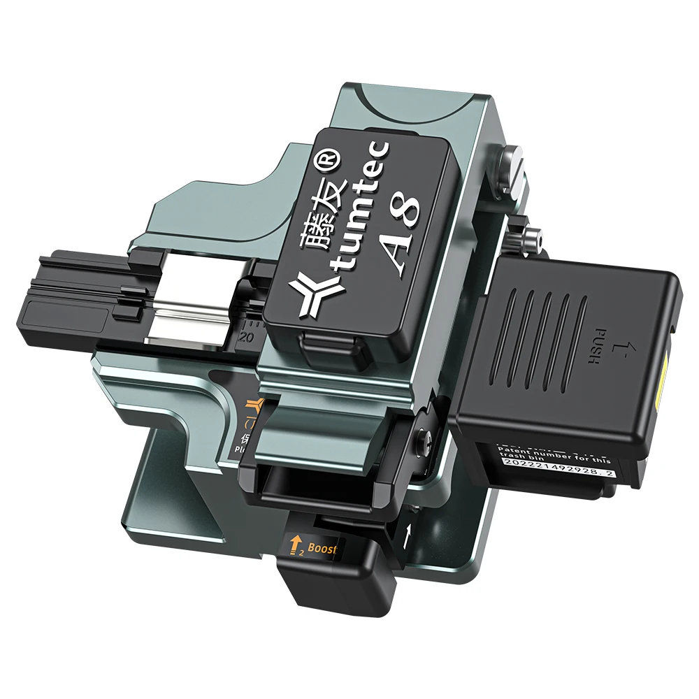 

A8 High Precision Single Axis Auto Return Fiber Optic Cutter Tool Designed for Cold Hot Fusion ≤ 0.5° Plane Angle for FTTH