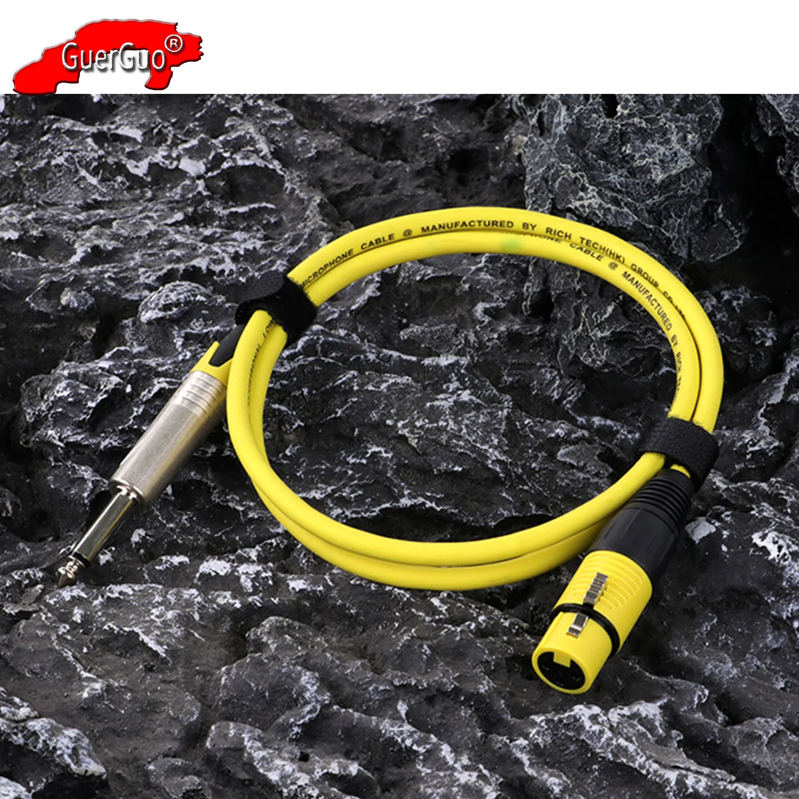 

6.35mm 1/4 Inch to XLR Audio Extension Cable,Quarter Inch 6.35mm TS Male to 3Pin XLR Female for MIC Console Guitar Mixer Amp