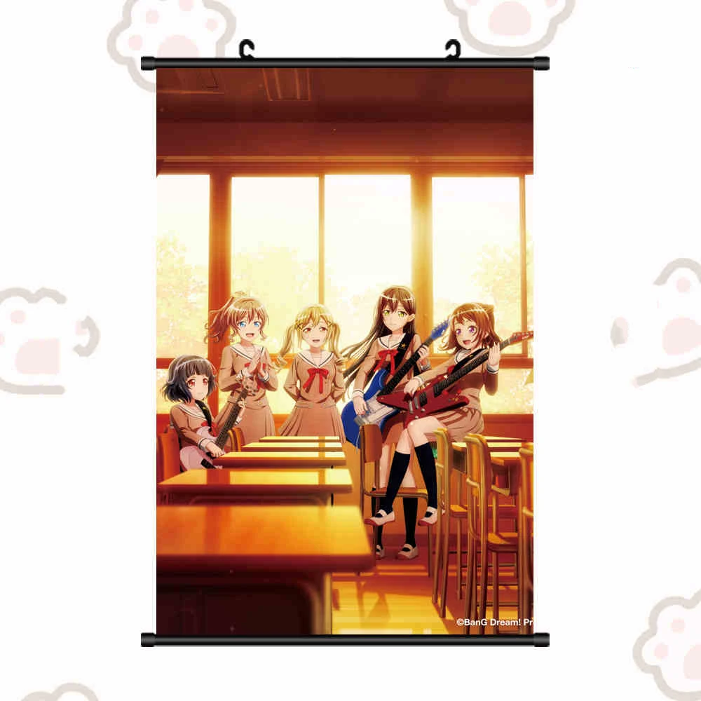 

Аниме BanG Dream! Это МиГО! Takamatsu Tomori постер Chihaya Anon Shiina Taki косплей прокрутка настенный постер художественный декор