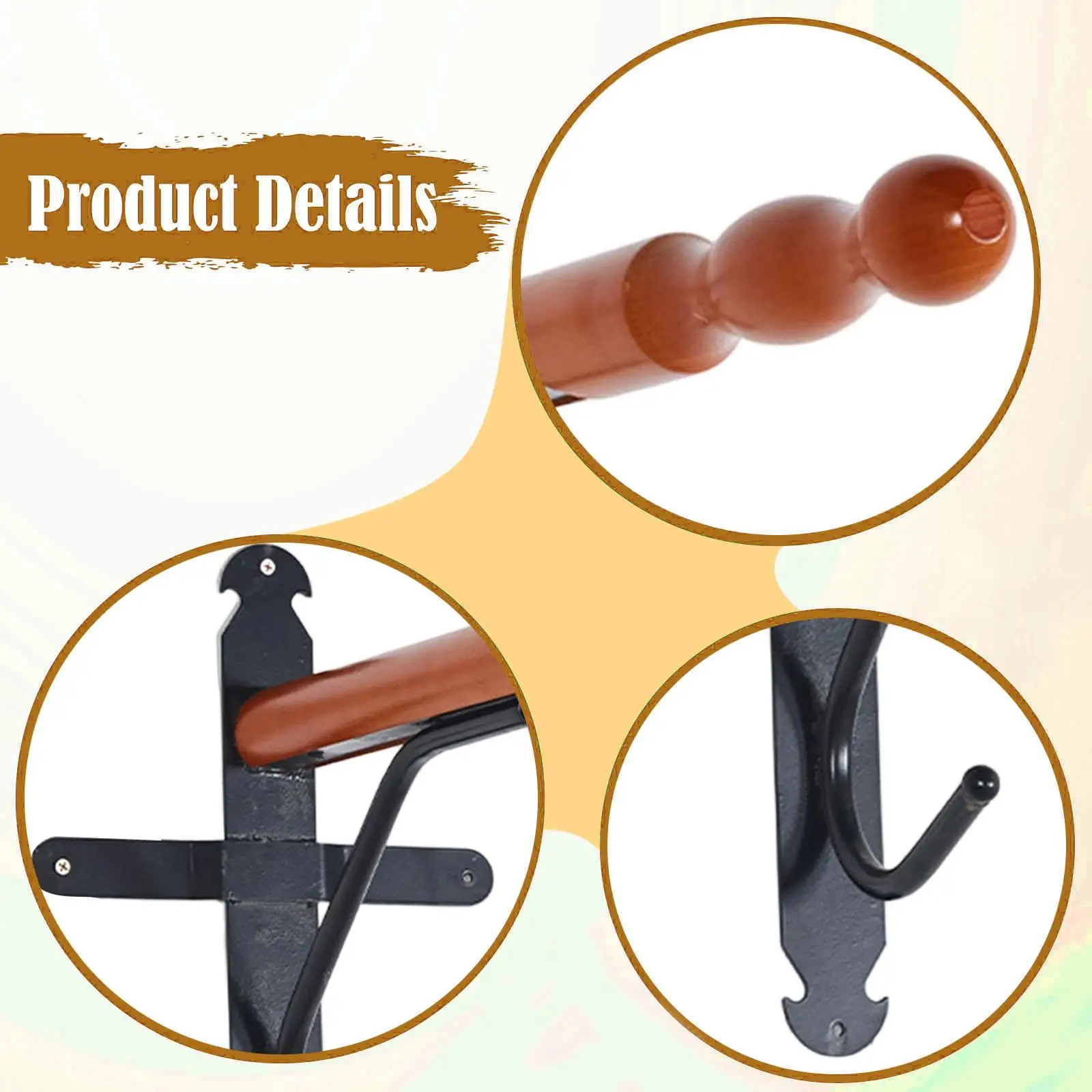 رف لجام الحصان، حامل، منظم، خفيف الوزن، حامل تخزين معدات الفروسية، حامل معلق، دعامة زفاف #5