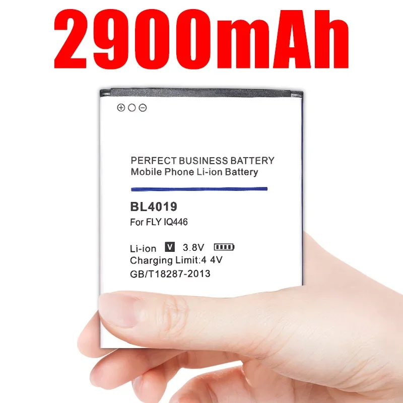 New 2900mah Bl4019 Li-ion Phone Battery for Fly Iq446 Replacement Bateria