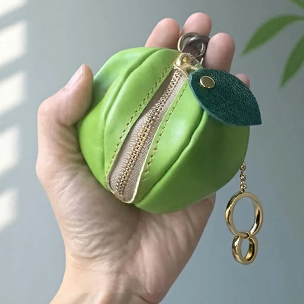 

Portable Cute Fruit Shape Coin Purse Strawberry Korean Style Earphone Bag Persimmon Waterproof Mini Storage Pouch Bag Charm