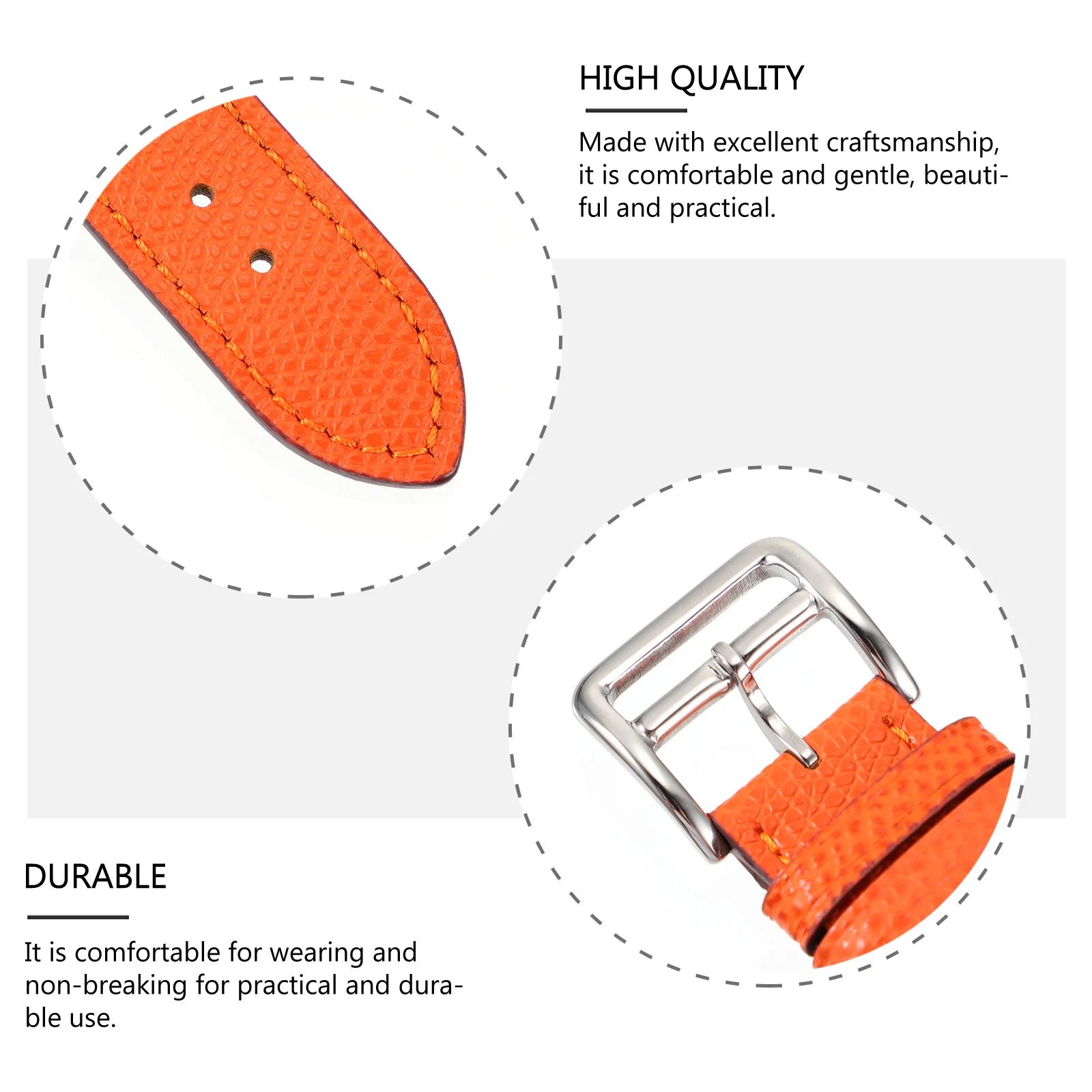 

Watch Band Premium Replacement Strap Compatible Classical Style Comfortable Wrist Strap for Business