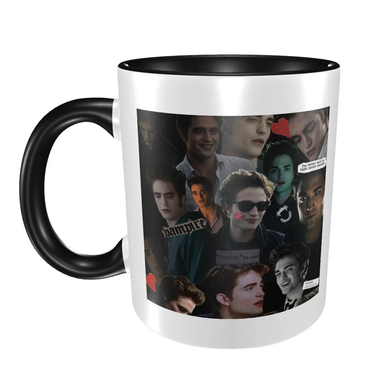 إدوارد كولين توايلايت كوب مضحك أكواب القهوة السيراميك أكواب الشاي كوب حليب درينكوير هدايا للمرأة والرجل