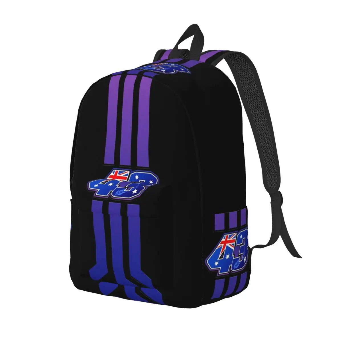 Jack Miller Number 43 Student Backpack School Bag Hiking Travel Daypack for Boys Girls Fashion Bookbag Shoulder Bags