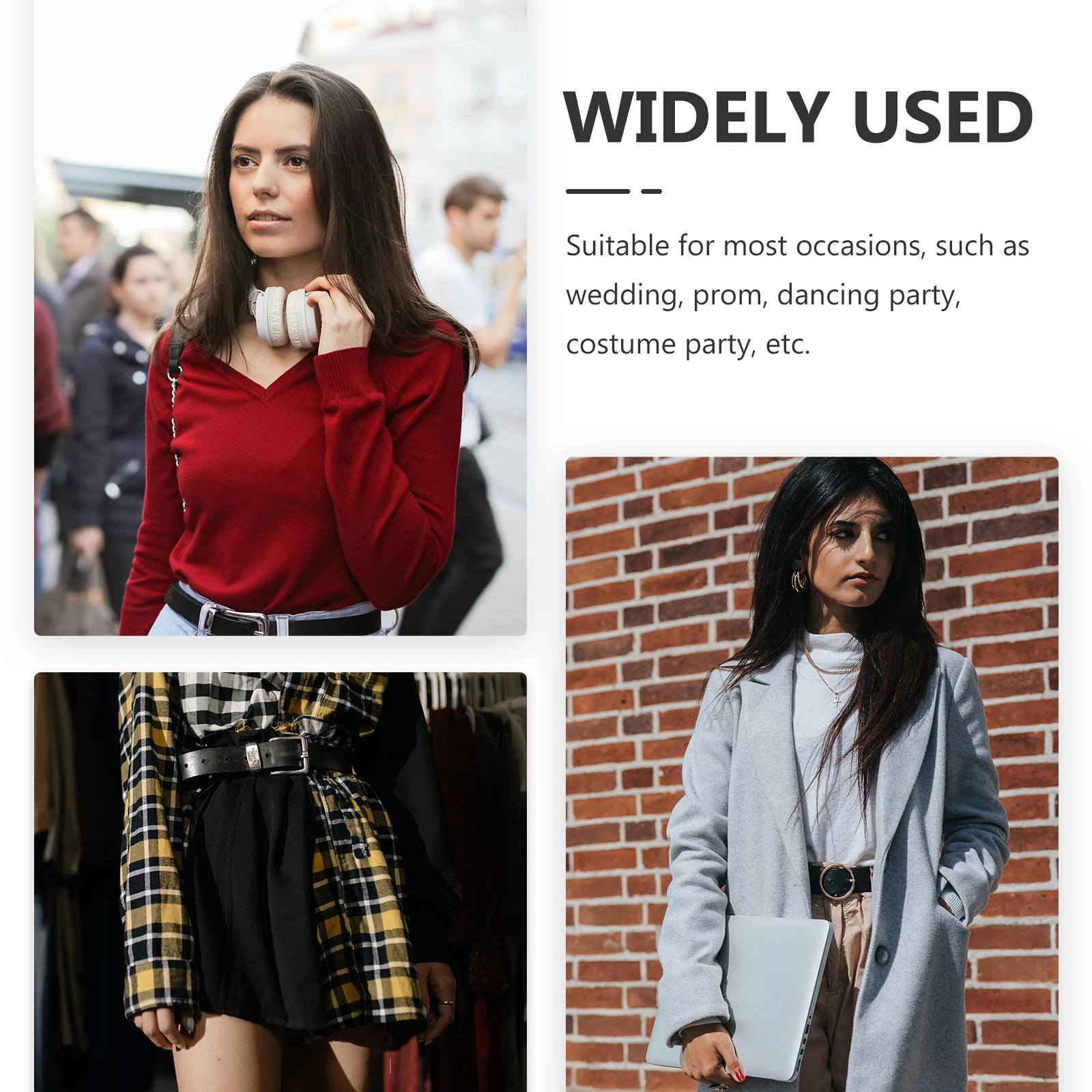 2 قطعة سلسلة الخصر المعدنية خمر نمط حزام خصر عريض للنساء فساتين راقية ديكور تنوعا الملابس التبعي حزام الرجعية