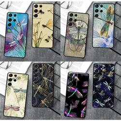 Dragonfly Case For Samsung Galaxy S23 S20 FE S21 Ultra S8 S9 S10 Note 10 Plus Note 20 S22 Ultra Cover