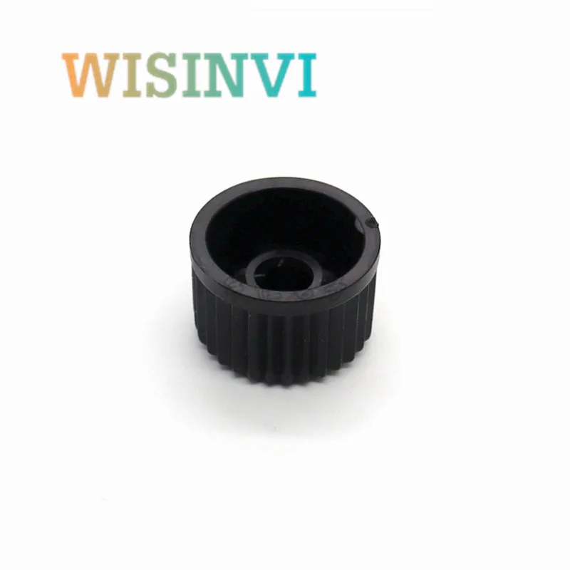 シャフトと黒いプラスチック製ノブ,19.5x13mm,09タイプのポテンショメータ,ロータリーエンコーダ,ボリュームコントロール,6mm,10個