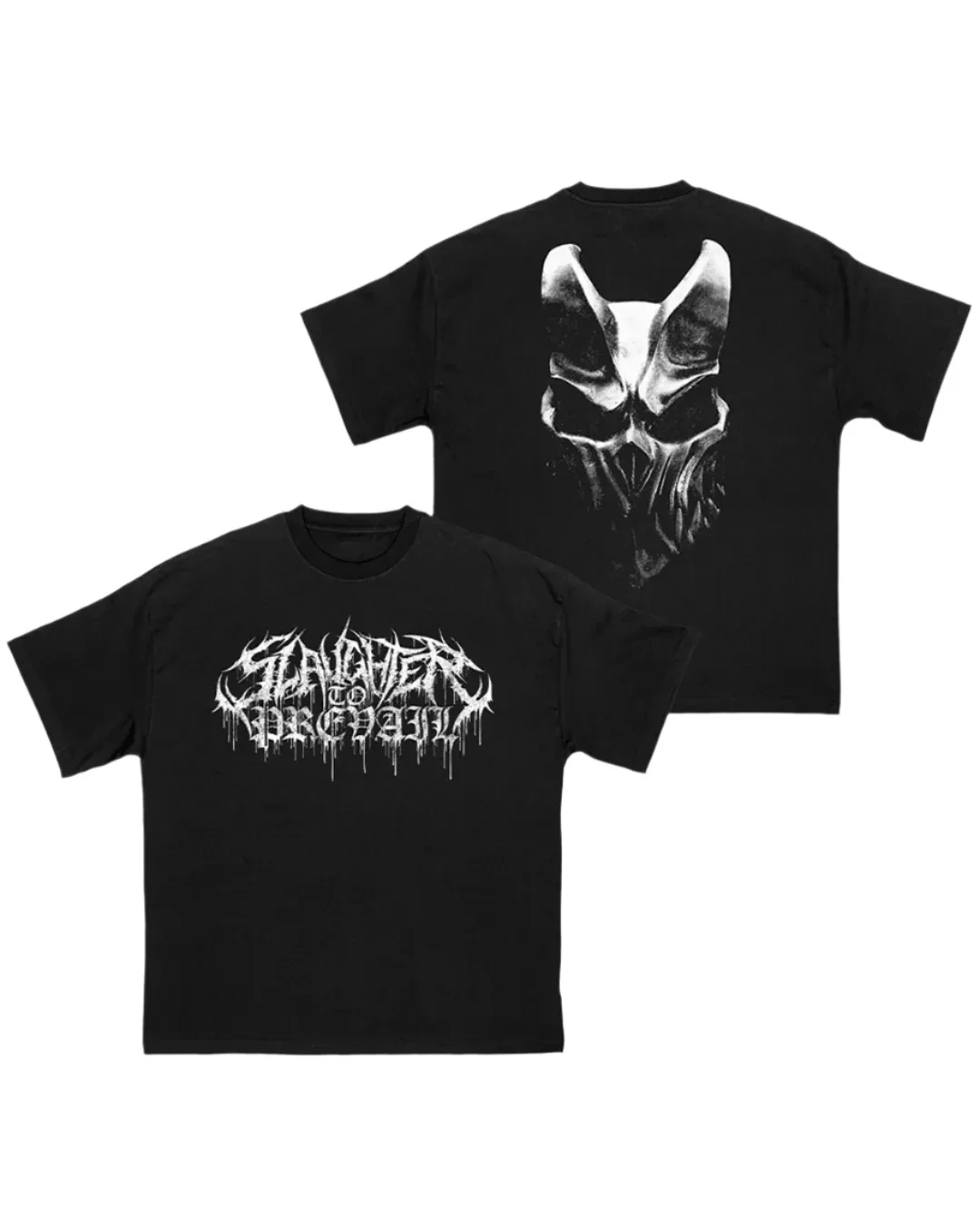 Top Russian Death Metal SLAUGHTER TO PREVAIL Dark Punk Rock Band Cotton T-Shirt Short Sleeve