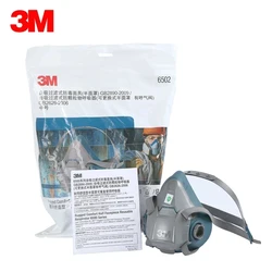 3m 6502/6502QL respiratore a mezza faccia Spray protezione formaldeide robusto e confortevole respiratore riutilizzabile genuino